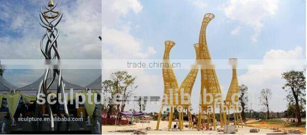 Modern Large Arts Stainless Steel 304 Sphere Sculpture for Garden decoration