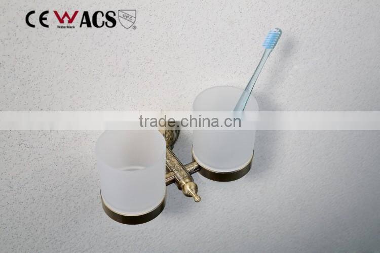 Antique Brass Double Wall cup holder tumbler