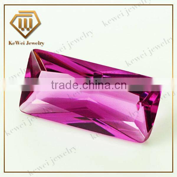 Wholesale Price Loose Gemstone Blue Glass Stone Of Synthetic Dimond