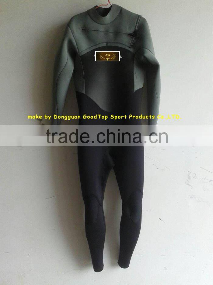Surfing wetsuit with chest zipper 100% neoprene