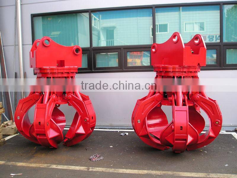 12-16 ton Hitachi Sunward Komatsu Kobelco Excavator Grapple, Hydraulic Grapple, Rotating Grapple, Grabs, Woods Log Grapple