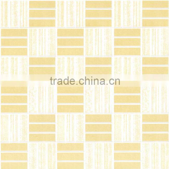 Bathroom yellow ceramic floor tile