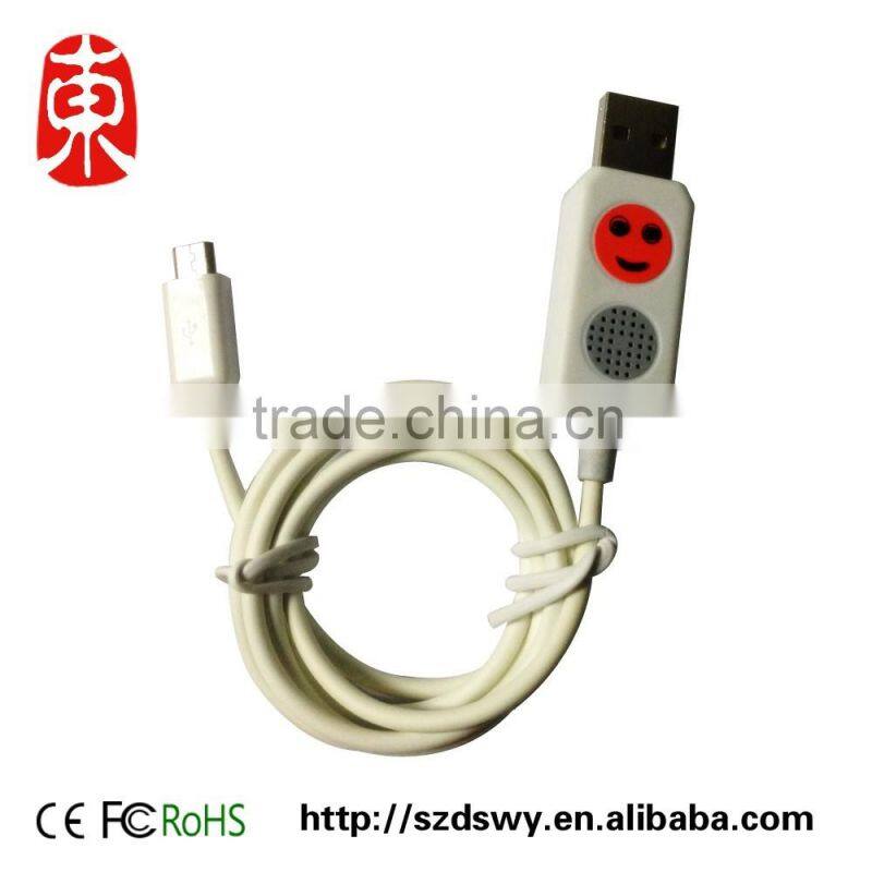 Promotional Electric Cable Unique USB Data Charging Cable With Speaker Albert