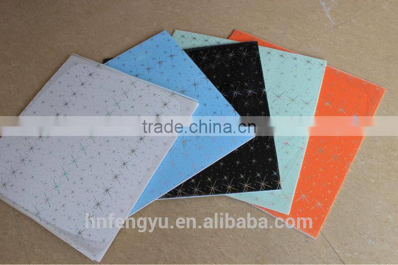 59.5cm flower design pvc ceiling& paneling for house design China manufacturer