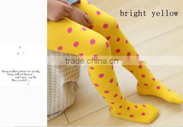 Girl candy color panty hose baby girl elastic leggings for spring & autumn wear