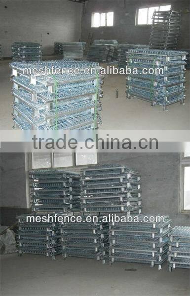 Collapsible and stackable 50*50mm wire basket