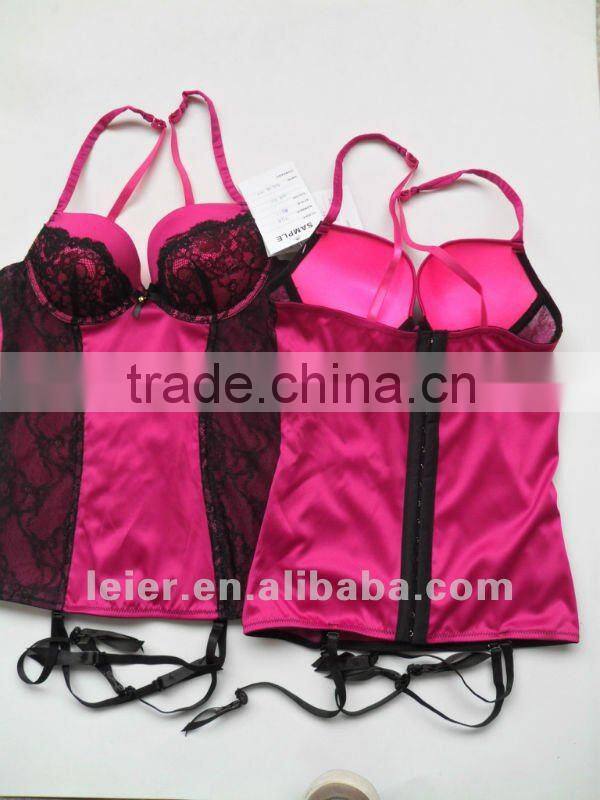 bustier&thong set