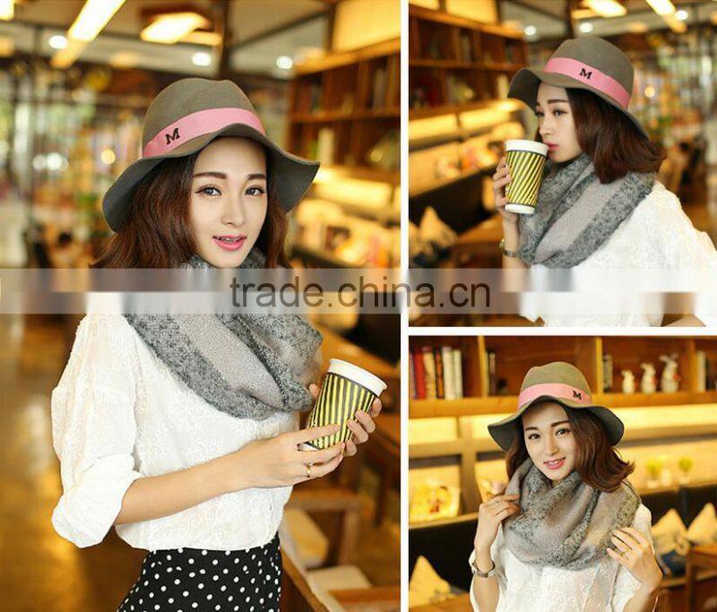 2015 Newest Design Circle Loop Boucle Yarm Fashion Winter Lady Scarf