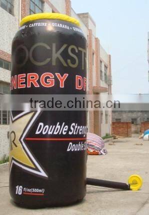 cheap inflatable coca cola bottle / inflatable bottle model for promition