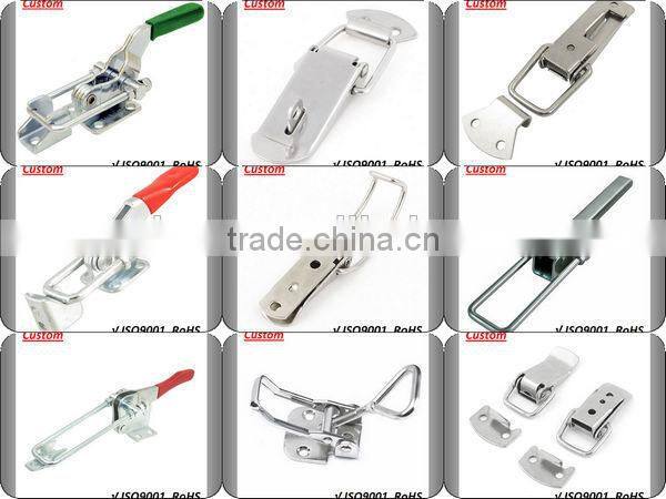 metal clasp lock, spring loaded latch,spring toggle latch lock