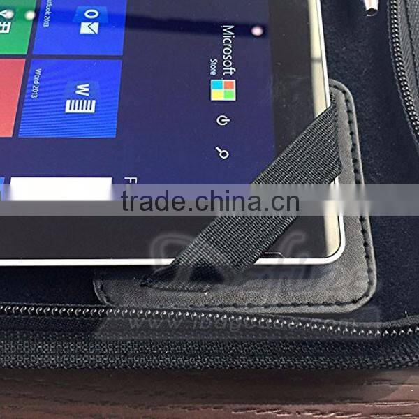 High Quality Black A4 PU Leather art portfolio case