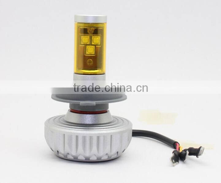 All in one 5 colors changable 3S car led headlight h4 h7 h16 led light bulb h11 9005 9006 for motorcycle