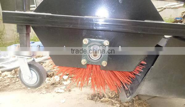 Tractor mounted 3 point hitch road sweeper