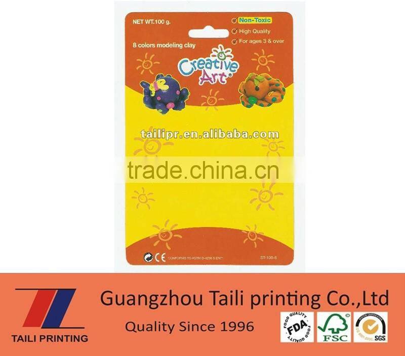 High quality blister card printing /blister card packaging box cardboard