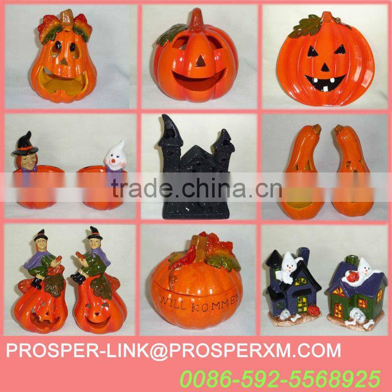 Wholesale halloween ceramic pumpkin