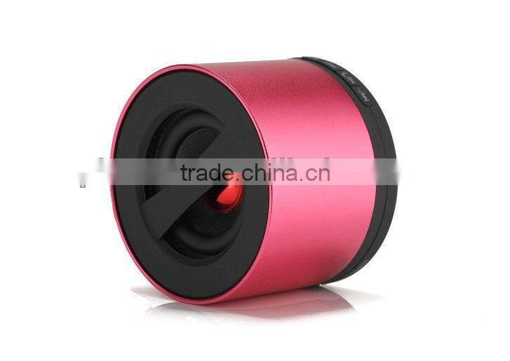 Mini wireless portable bluetooth speaker metal sense design Support TF card