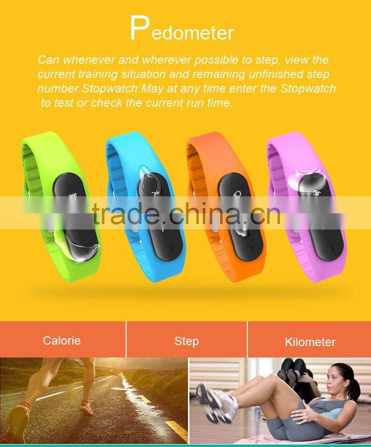 Silicone fitness smart wristband pedometers, cheap waterproof kids pedometer watch, wristband calories pedometer
