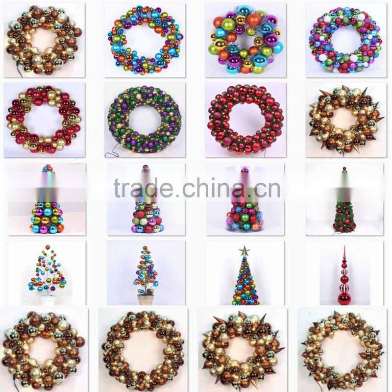 Mini Artificial Christmas Trees - Coloured Desk Top