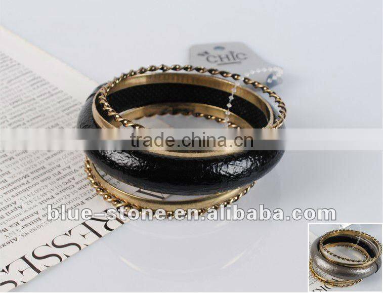 2013 hot selling fashion jewelry iron bracelet set