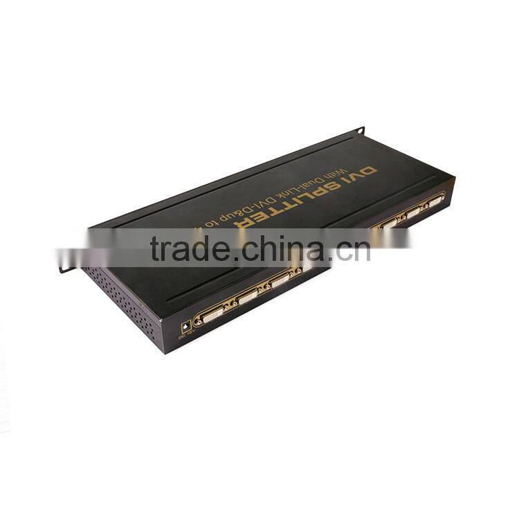 DVI Splitter 1 in 4 out with Dual-link DVI-D and UP to 4K