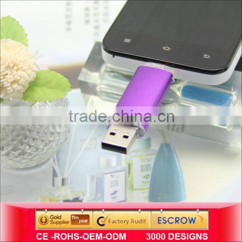 2014 New Products Otg Usb Flash Drive For Andriod Mobile Phone