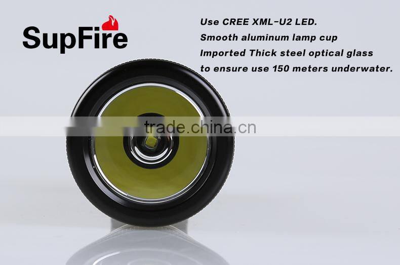 Supfire D5 Outdoor Torch Light with High Power LED Flashlight