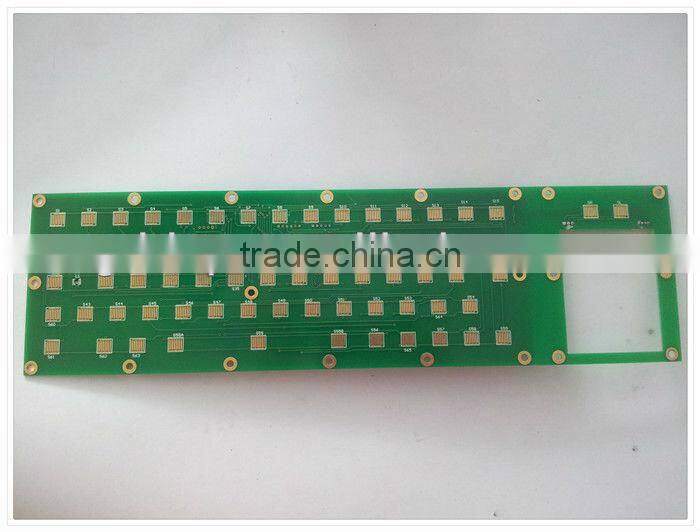 Custom metal keys keyboard with function keys and numeric keys