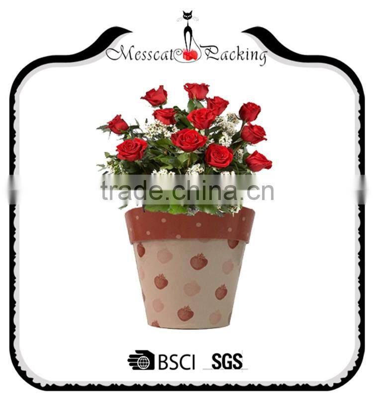 Cmyk Color Hot Stamping Songket Gift Box For Flower