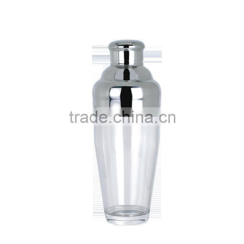 plastice 304 stainless steel cocktail shaker
