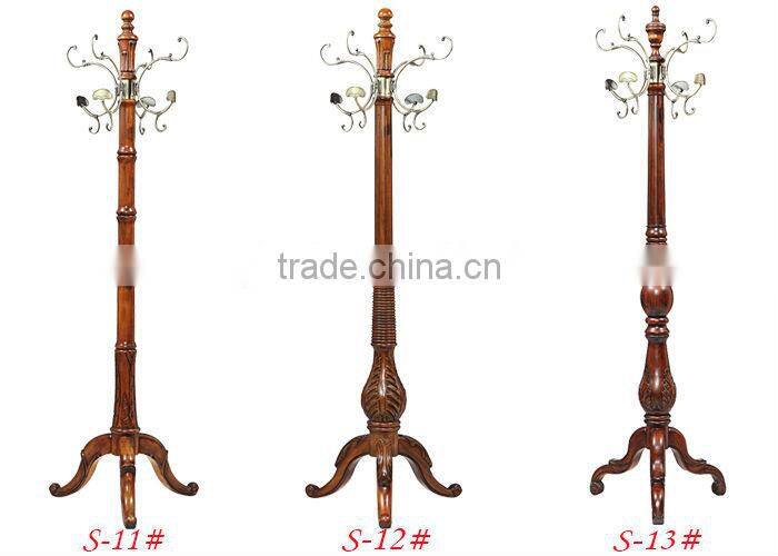 wooden style bedroom furniture coat rack stand (S-16)