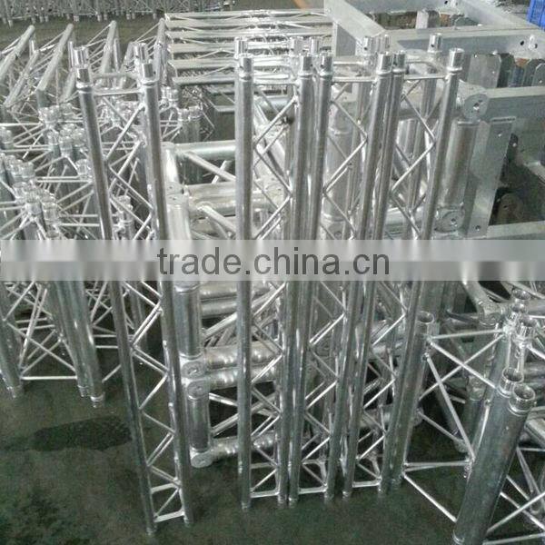 Square , triangle aluminum truss for trade show booth fashion show stage equipment runaway aluminum truss