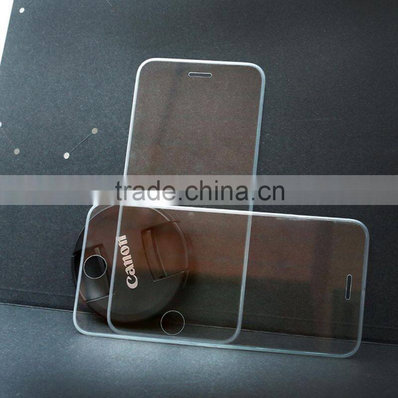 Sale silicone screen protector for 4.7/5.5 inch mobilephone anti-explosion for iphone screen protector