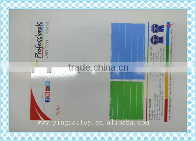 Magnet message board; magnetic writing board