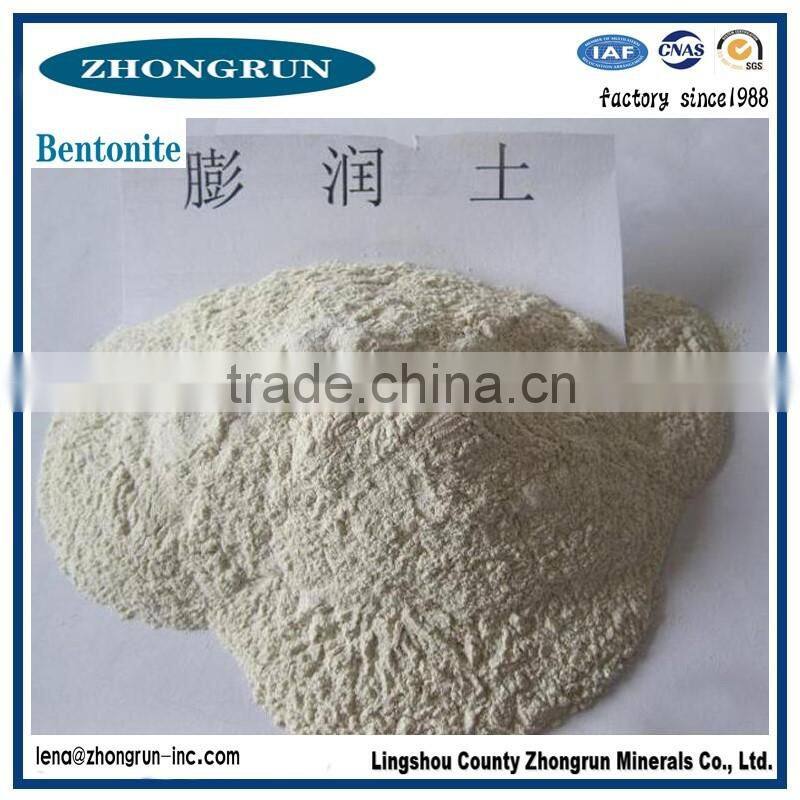 white nice bentonite clay powder