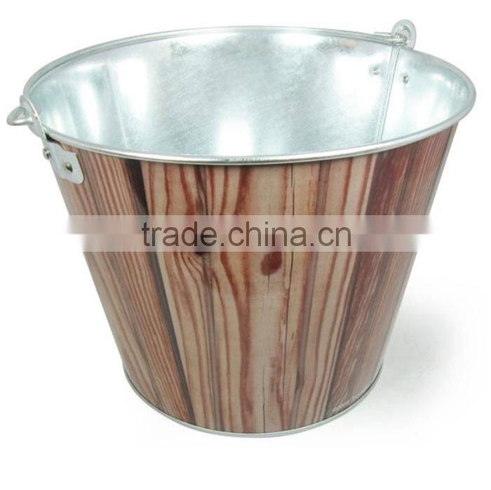 SMETA factory popular small metal ice bucket