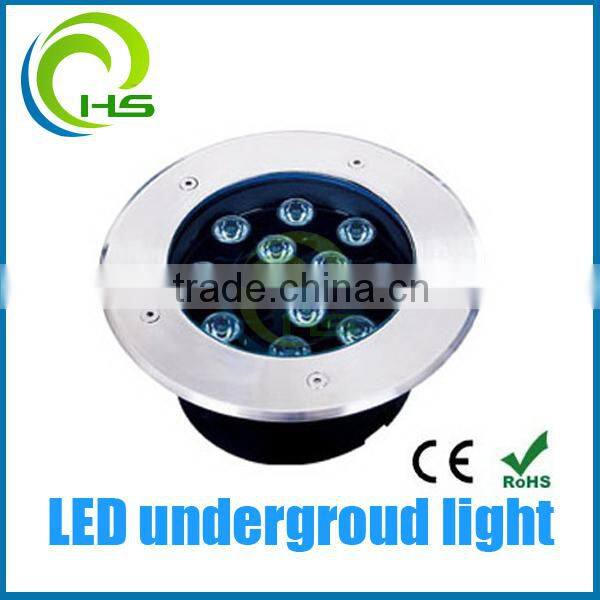 stainless steel garden light screw type 4w square low voltage stainless step light Led underground light