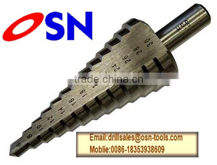 High Performance HSS Step Drill for Metal Drilling Use
