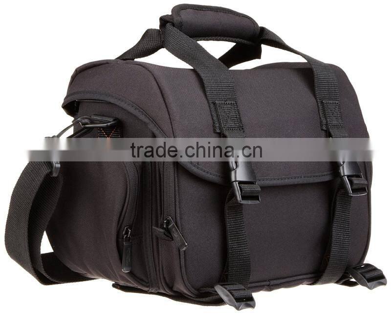 Large DSLR gadget bag china supplier , orange interior