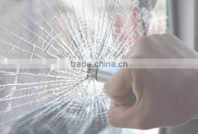 2016 New High Quality 5V 3.1A Car Chargers Dual 2 USB Stainless Steel Emergency Escape Hammer Chargers