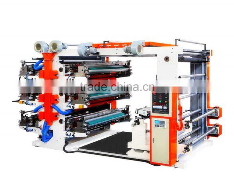 High Speed 6 Colors Flexographic Printing Machine