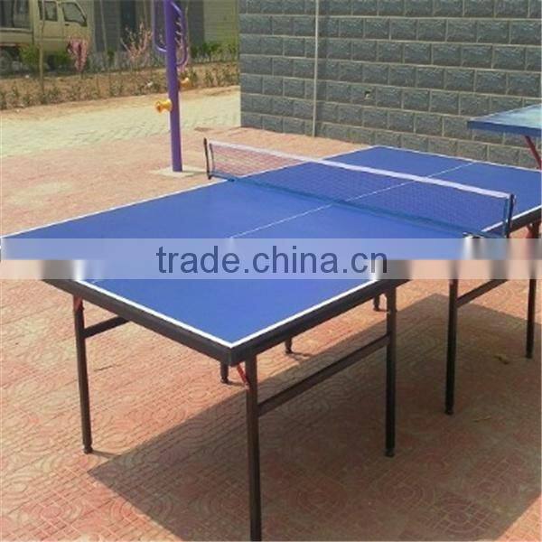 Single folding movable ping pong table