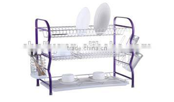 China best 3 tiers dish rack with tray and cutlery holder