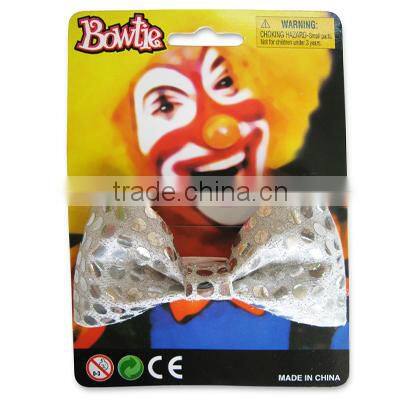 Funny sequin bow tie clown costume accessory