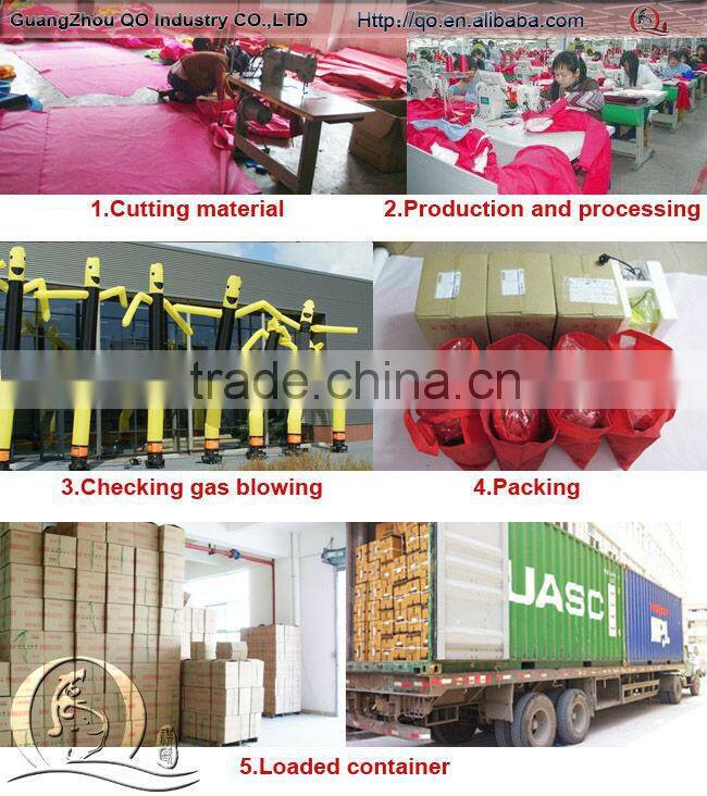 Customized waterproof lovely car wash inflatable air dancer