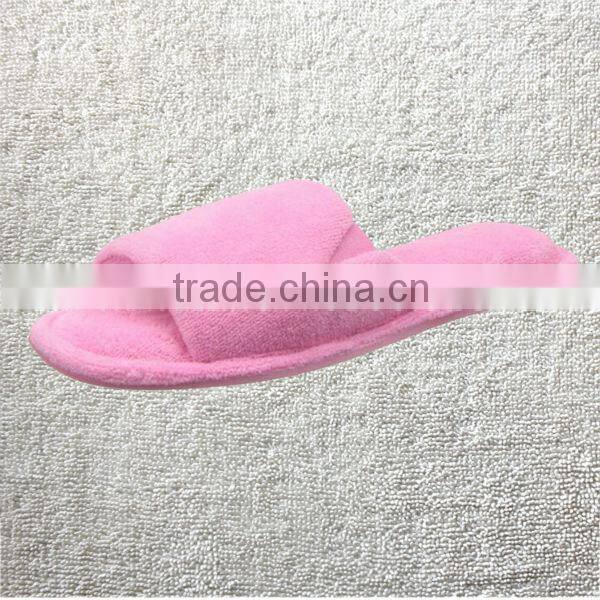 Womens New Comfy Terry Open Toe, Slide Scuff House Slipper