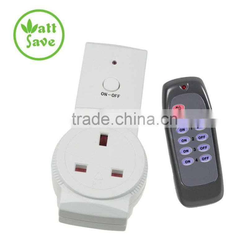 UK plug remote control socekt switch