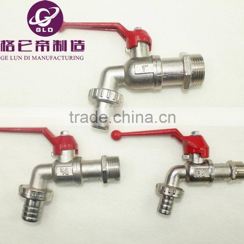GLD Long garden use Bibcock faucet tap crane Antique Brass Finish Bathroom Wall Mount Washing Machine Faucet Water Taps