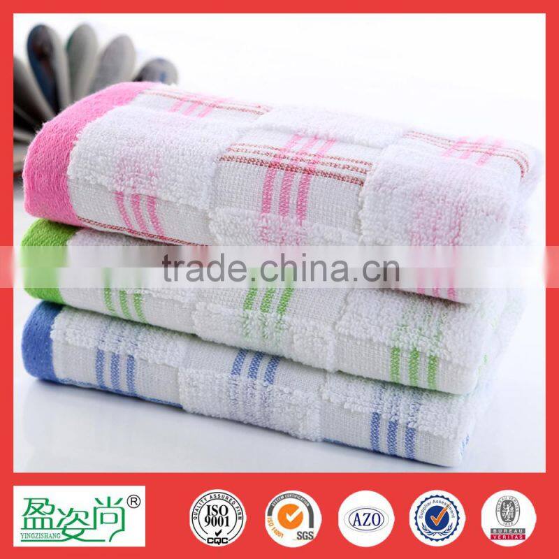 Multi Color 100% Cotton Face Towel Soft Stripe Cotton Pareo Towels