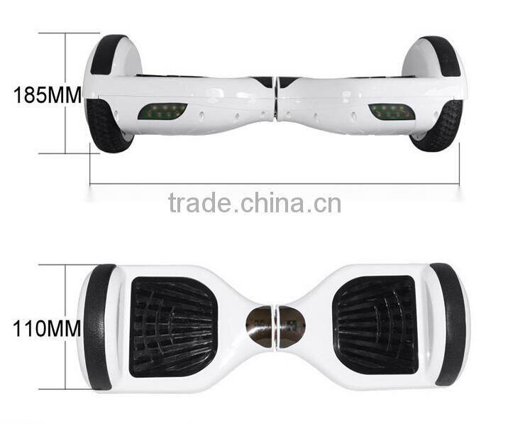 two wheels 6.5 inch electric balance scooter with led