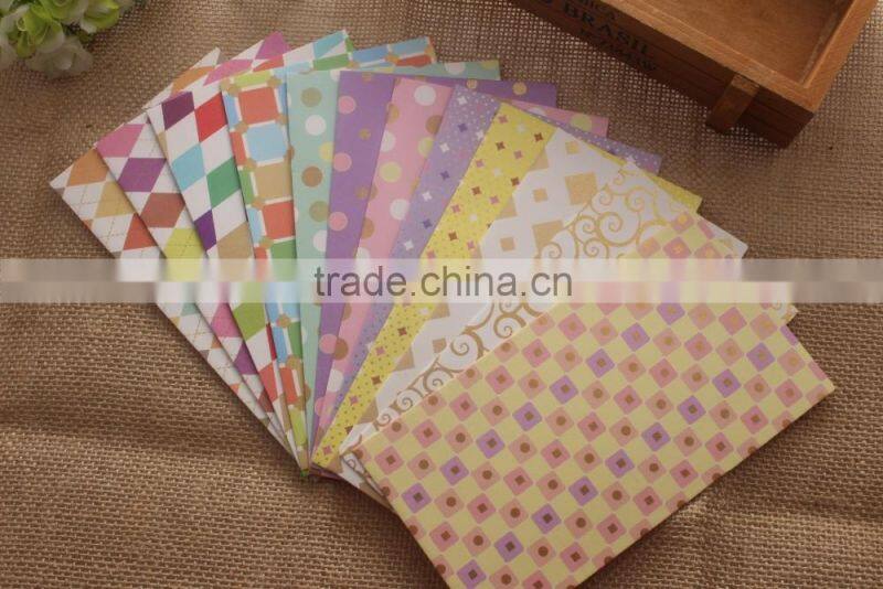 Custom Color Printed Cheap Paper Designer Wedding Money Envelope